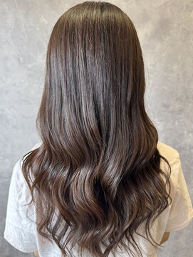 ザ ラブズ ラフズ ヘアー 本店(the loves laughs hair) オリーブグレージュ/透明感カラー/くびれウェーブ