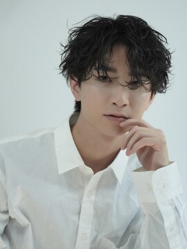 ネクストメンズ 表参道(NEXT men's) MEN’S HAIR/サーフカール/刈り上げセンターパート/渋谷