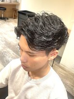 ハレ メンズサロン たまプラーザ(Hale) Haleメンズ刈り上げセンターパートニュアンスパーマたまプラーザ