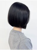 【morio松戸 石山】黒髪ミニボブコンパクトボブぷつっとボブ