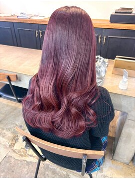 マジコ 梅田(Magico) ダブルカラー/ケアブリーチ/ミルクティーベージュ/レイヤー/梅田