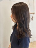 | &nbsp;顎下レイヤーでつくる抜け感ミディアム　charcoalOlive
