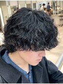 天神波巻きスパイラルパーマサーフカールツイストスパイラル福岡