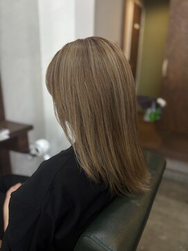ヘアメイク デザート(HAIR MAKE DESART) 木村法子【ミディアム×育てるハイトーンカラー】