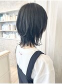 福山市Caary20代30代40代軽めミディアムウルフレイヤーカット