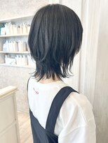 キャアリー(Caary)&nbsp;福山市Caary20代30代40代軽めミディアムウルフレイヤーカット