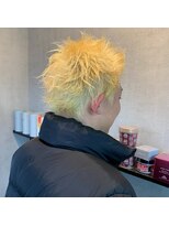 トリコ(ToricO)&nbsp;スパイキーショート　ハイトーン　ブロンド　ブリーチカラー
