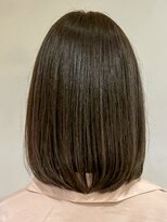 トップヘアスパアンドリゾート 鳴海(TOP HAIR spa&resort)&nbsp;名古屋前下がり切りっぱなしボブチョコレートブラウン20代30代