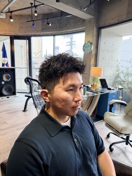 キャラクター 松山市(character) メンズショートパーマ