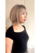 ルーツ ヘア デザイン(roots hair design)&nbsp;四ツ橋美容室★roots★ダブルカラー★ホワイトカラー