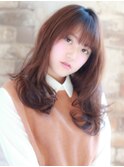 外巻きmixゆるふわロング