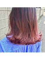 サロンアオ(salon ao) salon ao リアルスタイル　クリアピンク
