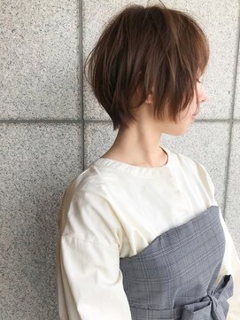 アンルポン(un.le.pont) センシュアルショートダブルバングワンサイドショートブランジュ