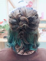 ヘアー ガーデン アンジュ(hair garden Ange)&nbsp;ミディアムインナーカラー