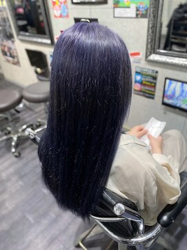 ミミック (mimic) 【派手髪】violet navy color【くすみカラー】