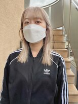 アルカナ 明治神宮前原宿(ARCANA)&nbsp;ホワイトベージュ　ハイライト　インナーカラー　デザインカラー