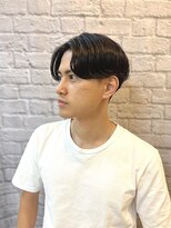 ヘアサロン 銀座マツナガ新宿店(hair salon)&nbsp;爽やか毛流れパーマ/センターパート【新宿/バーバー/理容室】