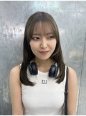 【ohka】ワンブリーチで可愛い!寒色ベージュ
