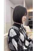 ボブ　フルバング　ハッシュカット　イメチェン　似合わせカット