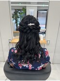 ゆるふわハーフアップ【清板】