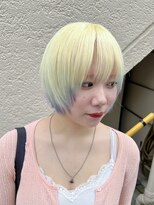 マエストロ(Maestro)&nbsp;☆☆まるっと金髪ショートのエンドカラー