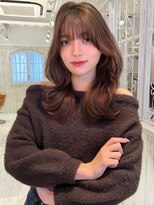 レイラバイアフロート 吉祥寺(Lila by afloat)&nbsp;韓国ヘア/フェイスレイヤー/くびれヘア/ブラウンベージュ