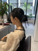 ネイロ 日本橋(NeiRo)&nbsp;ヘアセットボブハイライトカラー大人ショートカット白髪ぼかし