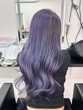 エゴ 池袋(EGO) 10代20代30代外国人風バレイヤージュ ラベンダー