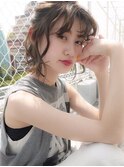 札幌ロング　グレージュ×ゆるっとアレンジ
