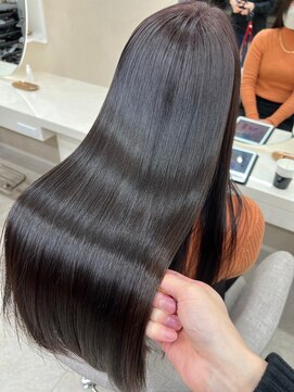 ドロシー 郡山桑野店(Dorothy) 黒髪ボブルフネビージュ小顔ワンレン