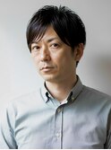 トップ短め前髪流し無造作ビジネスさわやかワックススタイリング