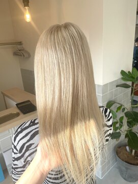 ボアップ 新居浜店(boappu) #ブロンドカラー#ブリーチカラー#ハイトーンカラー