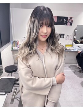 キング 枚方店(K!ng) 縮毛矯正髪質改善ハイライトレイヤーカット枚方美容室エクステ