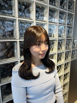 アンリオマール(an rio MAR) オリーブベージュ×くびれヘア