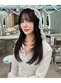 似合わせカット×顔周りレイヤーカット髪質改善韓国顔周り[大宮