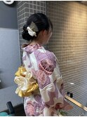 お団子まとめ髪