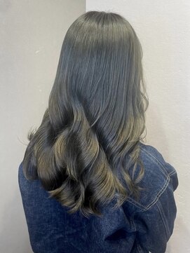 エイム ヘア リンク 長津田店(eim hair rink) オリーブアッシュ