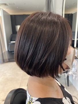 メゾンブラン 川西阪急店(Maison Blanc) 楽ちんスタイリングショートボブ