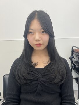 ゴウトゥデイシェアサロン 町田店(GO TODAY SHAiRE SALON) 黒髪レイヤースタイル【町田】