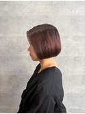 20代30代40代◎似合わせカット小顔ミニボブ艶カラー