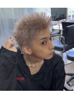 ゴールドシブヤ(GOALD SHIBUYA)&nbsp;スパイキーショート プラチナベージュ