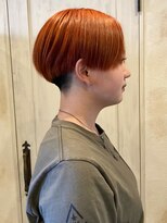 ヘアーリゾートガーデン 南林間店(Hair Resort Garden)&nbsp;マンダリン色のハンサムショート