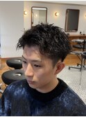 MEN’S/リバースセンターパート/アクティブショート/千葉美容室