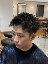 ザデイ カットアンドカルチャーショップ(THE DAY CUT&CULTURE SHOP)&nbsp;MEN’S/リバースセンターパート/アクティブショート/千葉美容室