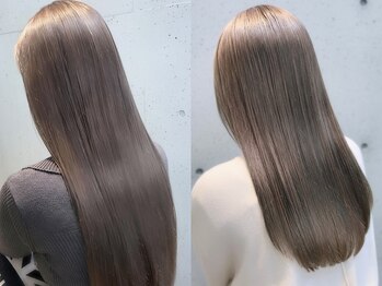 アドラーブル 長岡リバーサイド千秋店(adorable)の写真/女性からも褒められる小顔カラーデザイン☆絶対的テクニックでトレンドカラーも艶カラーも上質な仕上がり♪