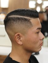 ザチョップショップ キチジョウジ(THE CHOP SHOP KICHIJOJI) サイドパートスキンフェードカットシェービング吉祥寺理容室