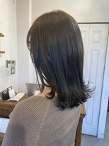 レイリー(LAiLy)&nbsp;◎オリーブグレージュ　ミディアムレイヤー