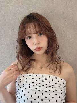 エルズ 大宮店(ailes) ダークパープル/ナチュラルショート/ミルクブラウン/夏/大宮