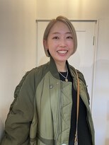 オルネ 代官山(OLUNE)&nbsp;ボブ/ハイトーンボブ/ミルクティーベージュ