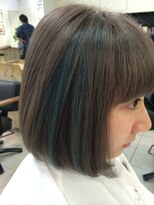 ペネロープ(Penelope)&nbsp;ライトグレー×インカラーグリーン